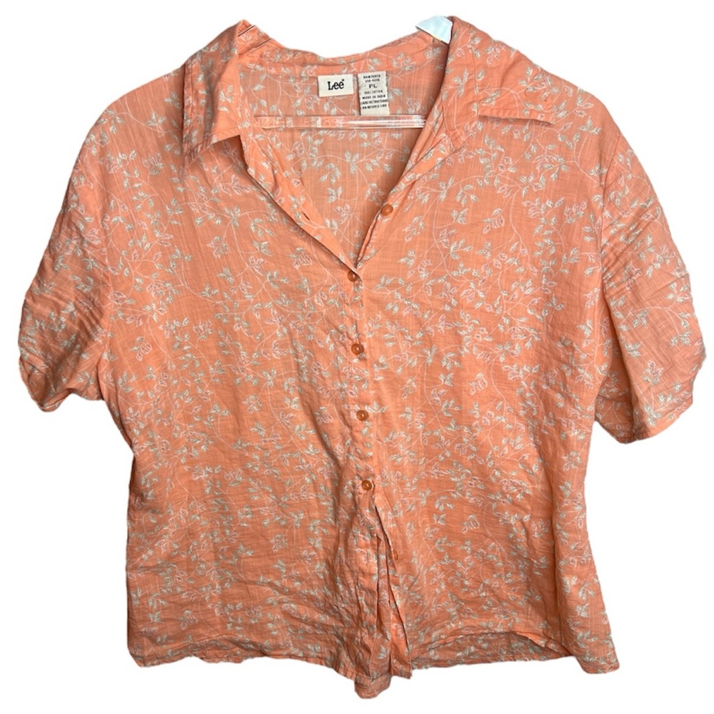 Lee Floral Button Down Collared Shirt